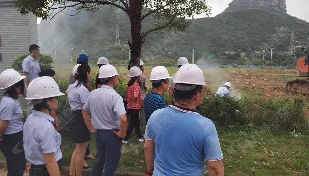 桂林鴻程機電設(shè)備有限公司廠區(qū)2#生產(chǎn)廠房開工大吉！